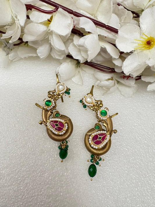 Handmade Peacock Earrings🦋🦋