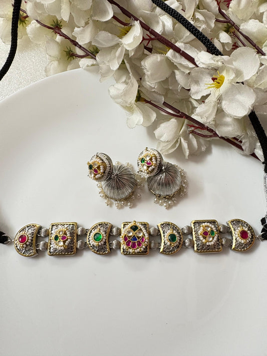 Royal Radiance Kundan Fusion Necklace