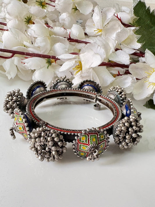 Traditional Oxidised Ghungroo Bangle🦋🦋