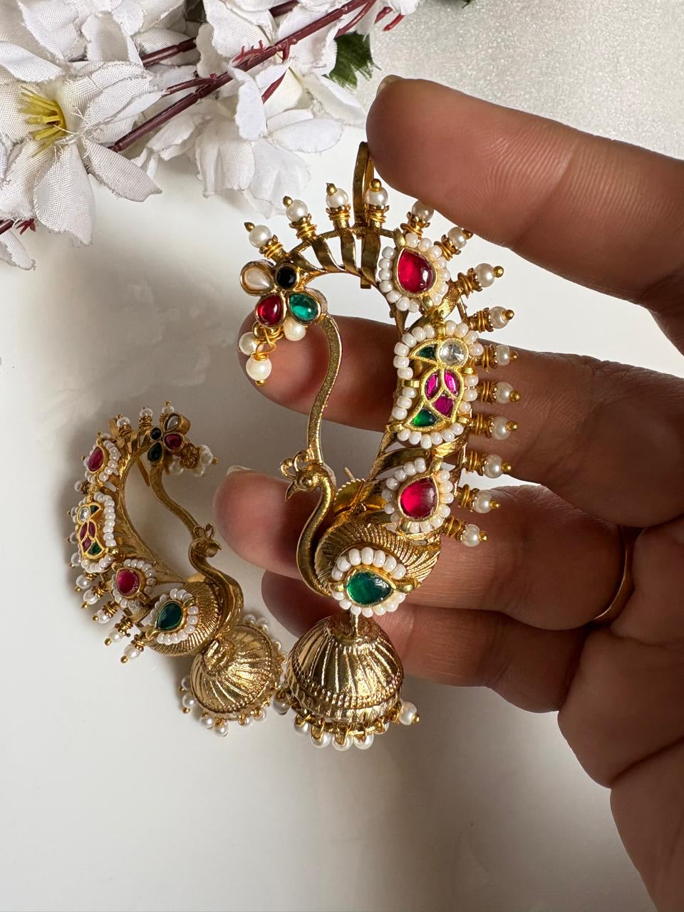Royal Rajwadi Jhumka Earrings