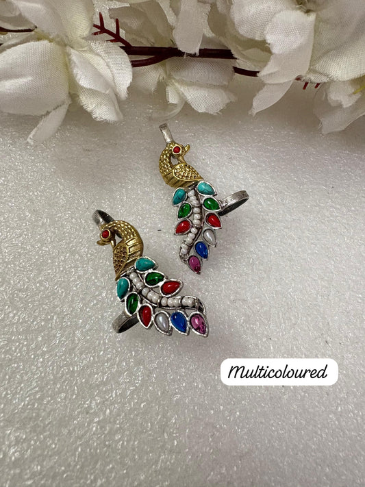 Elegant Peacock Design Dangle Earrings