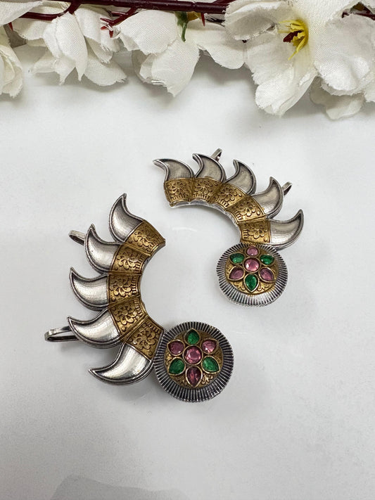 Antique Kundan Style Earrings