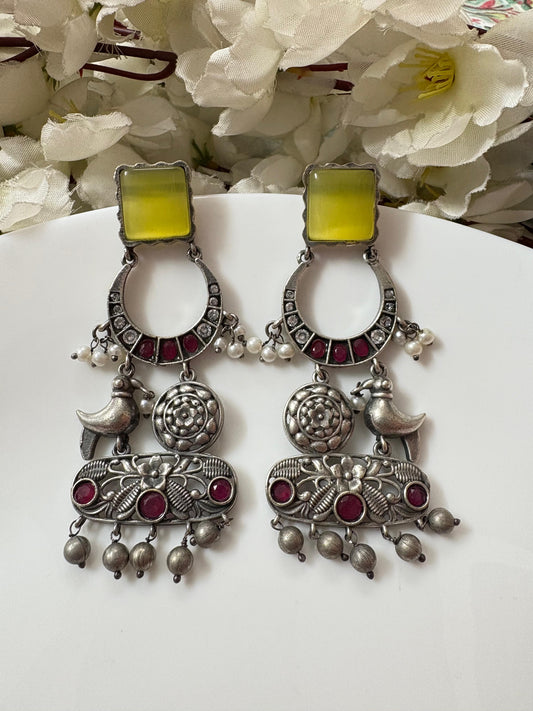 Drop Fusion Dangler Earrings