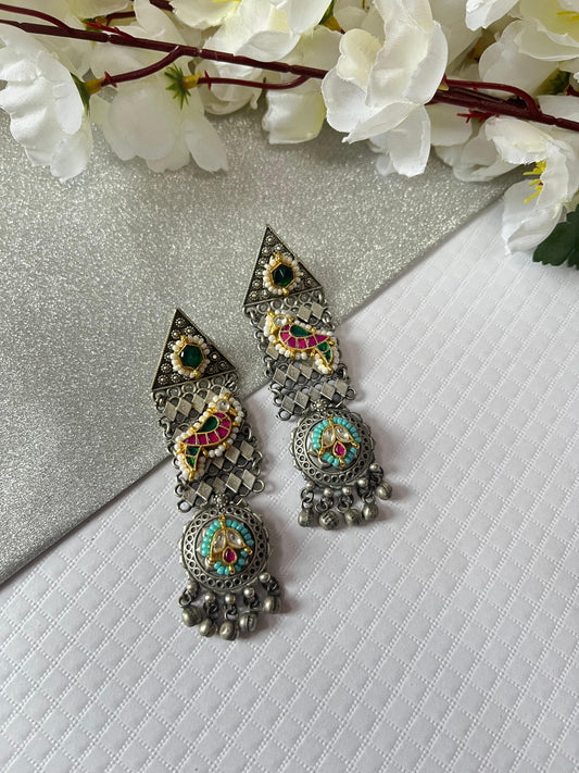 Traditional Navratri Long Earrings