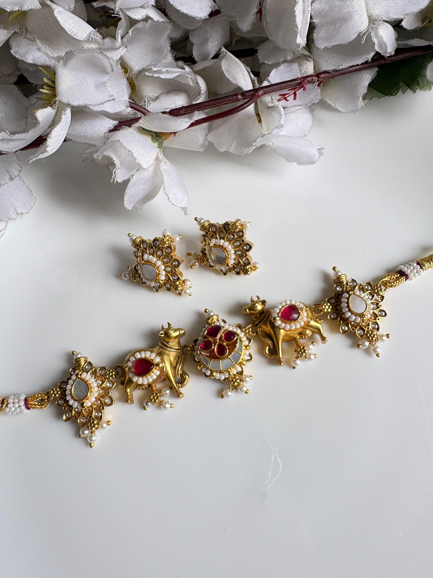 Royal Radiance Kundan Fusion Necklace