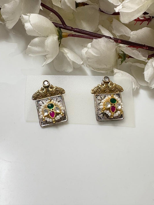 Royal Dual  Stud Earrings🦋🦋