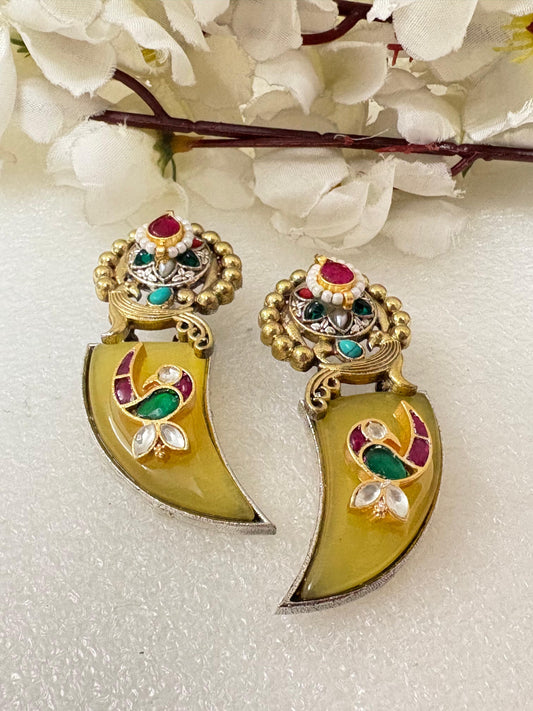 Antique Kundan Style Earrings