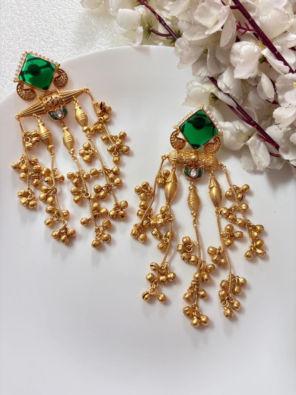 Heritage Temple Dangler Earrings