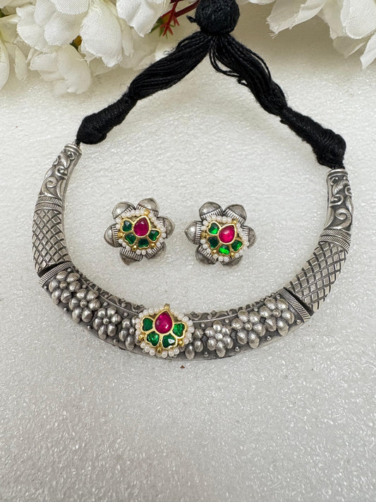 Boho Style Oxidised Choker