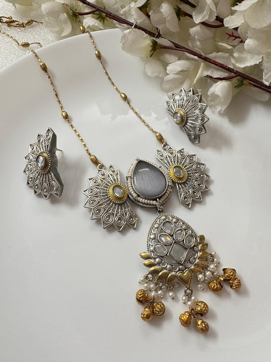 Heritage Inspired Peacock Design Necklace