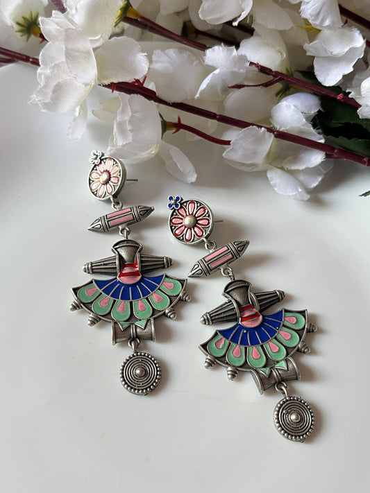 Boho Navrang Jhumkis🦋🦋