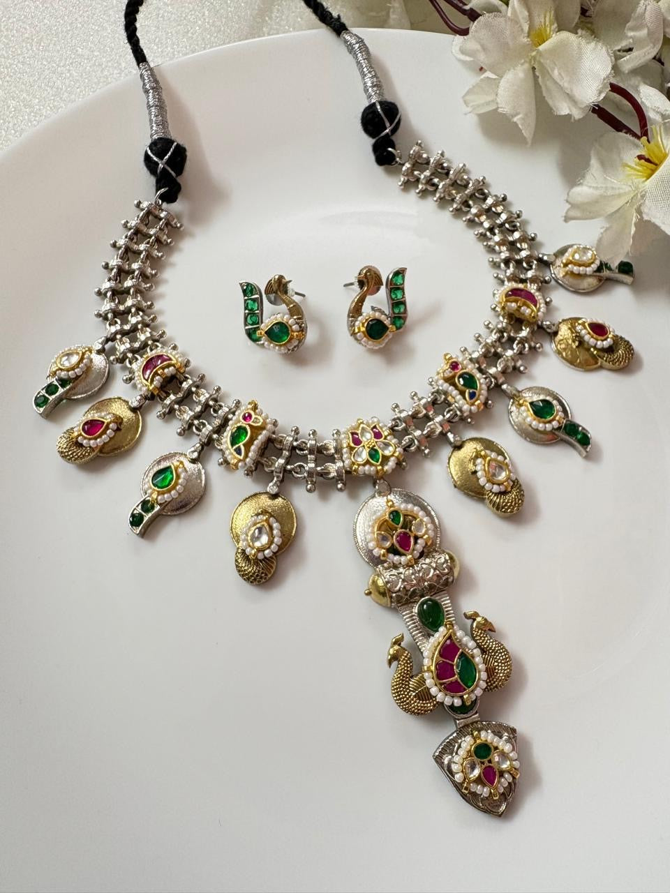 Heritage Fusion Layered Kundan Necklace