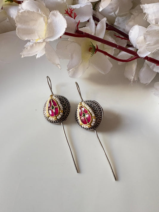 Royal Meenakari Charm Earrings