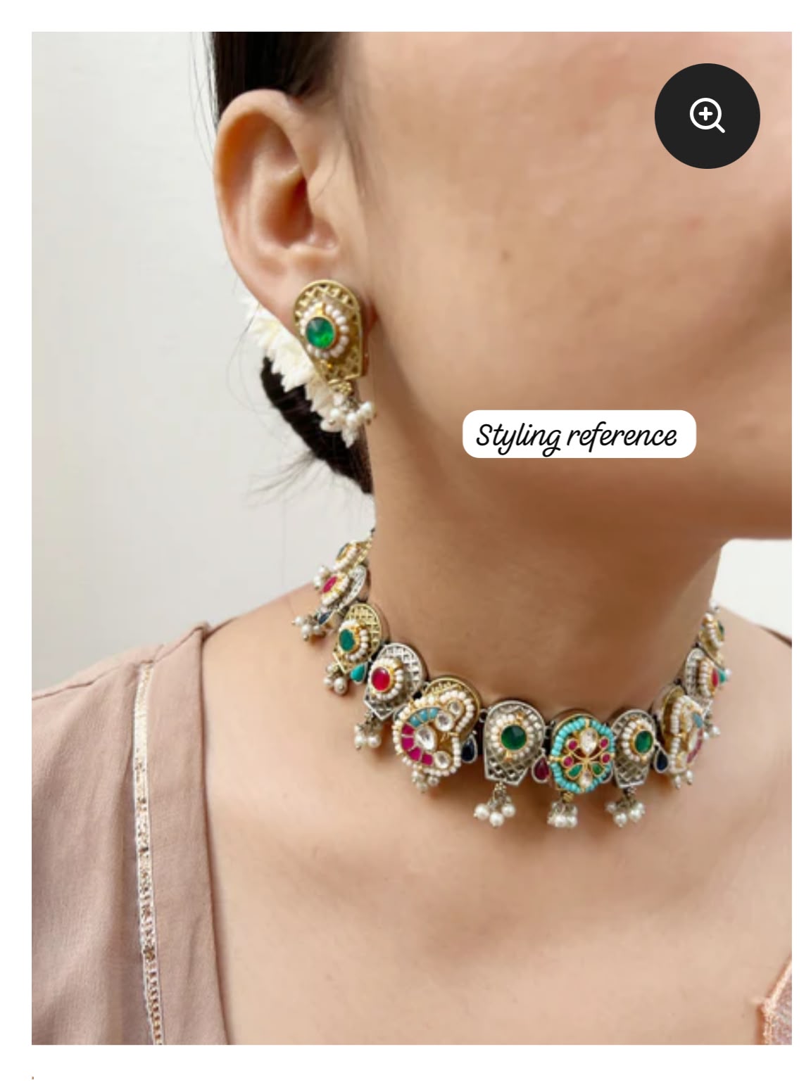 Shahi Kundan Statement Set