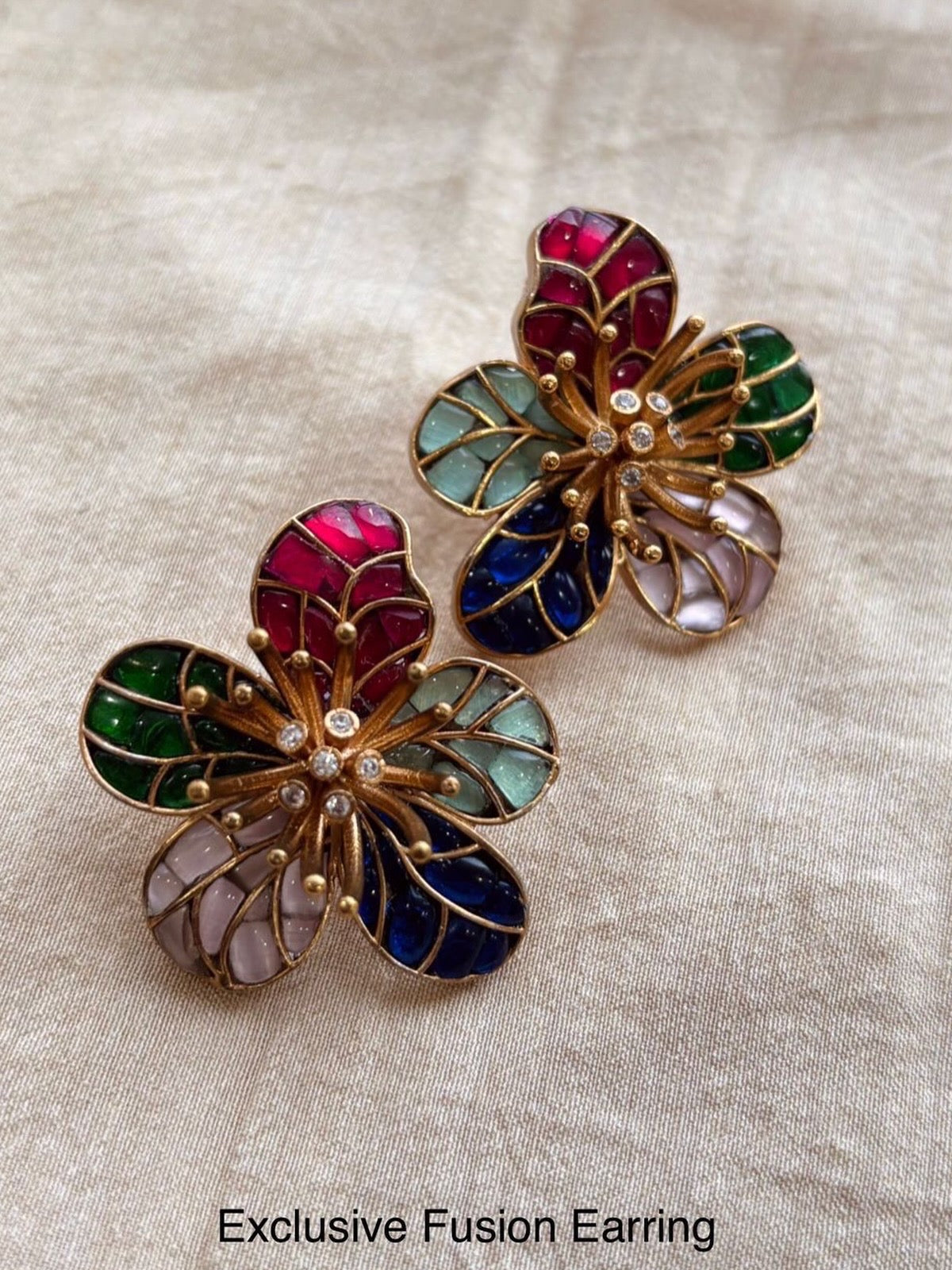 Noor Floral Fusion Studs