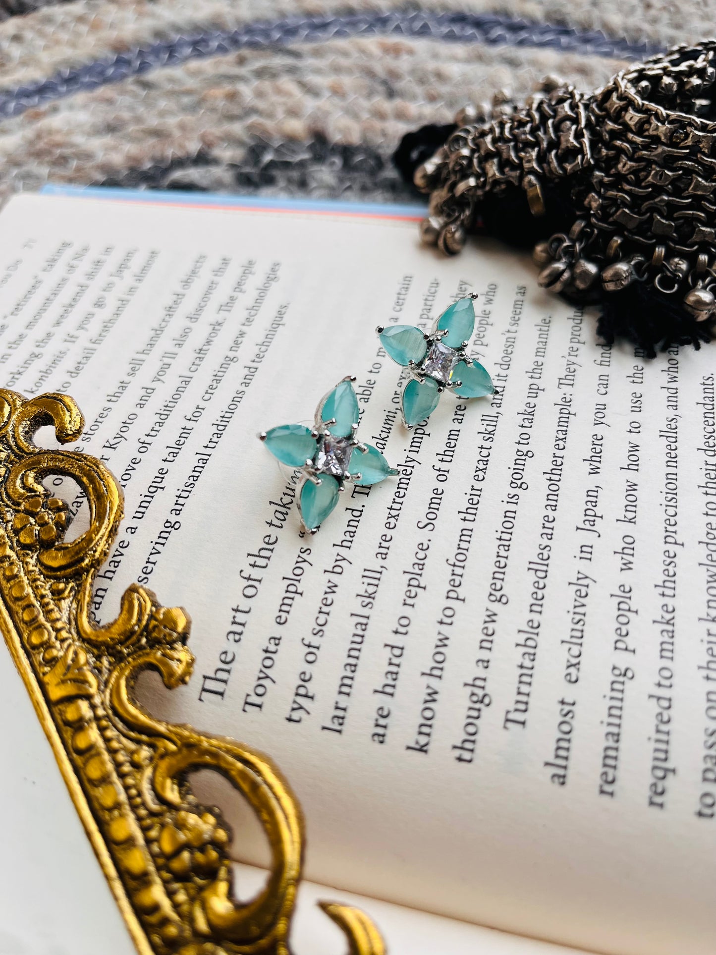 Boho Bloom Danglers🌸🦚🫰🏻