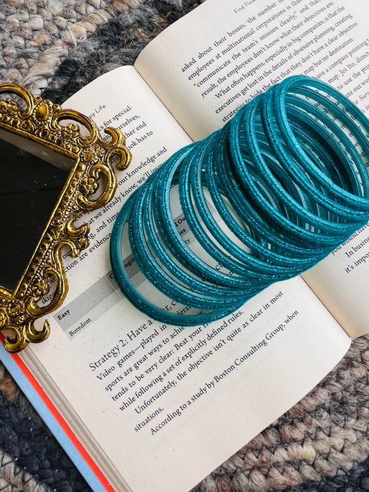 Set of 24 Plain Velvet Metal