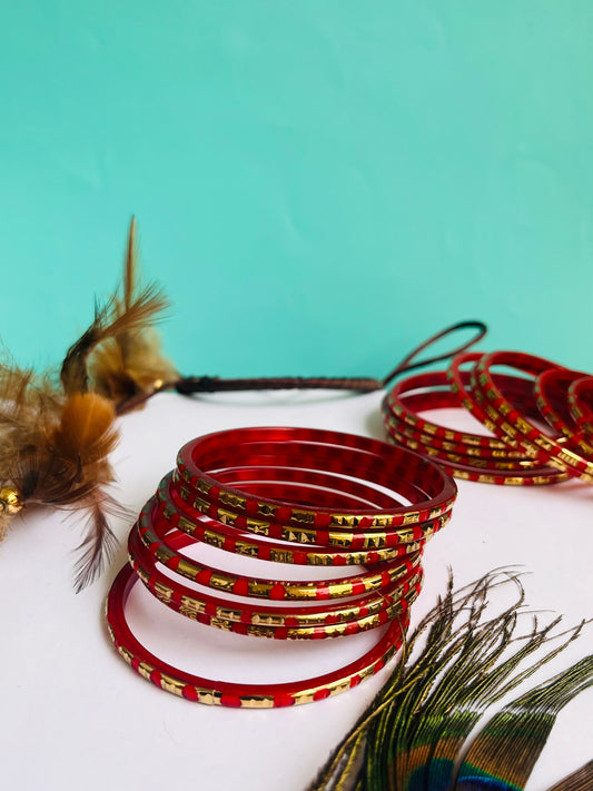 Set of 24 Plain metal bangles