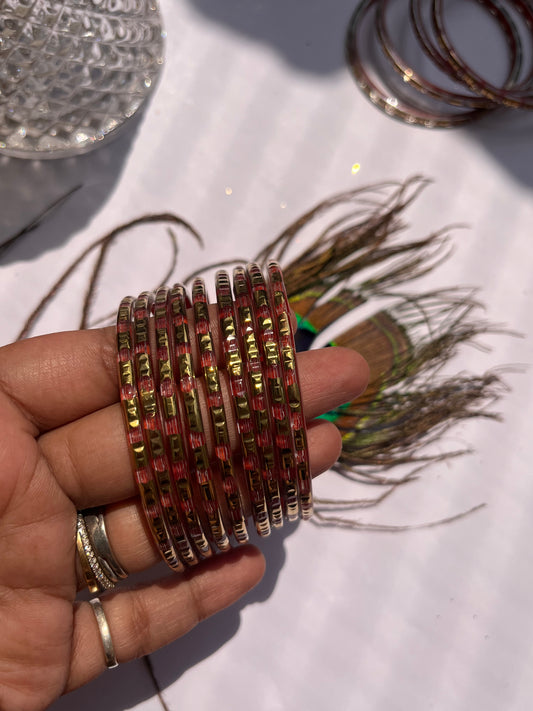 Set of 24 Plain metal bangles