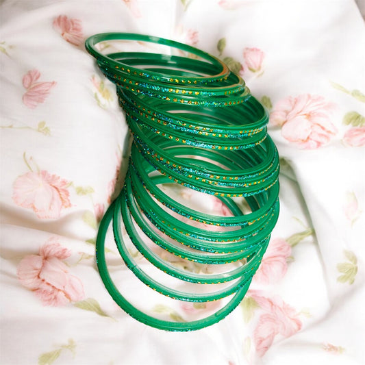 Set of 24 Plain metal bangles