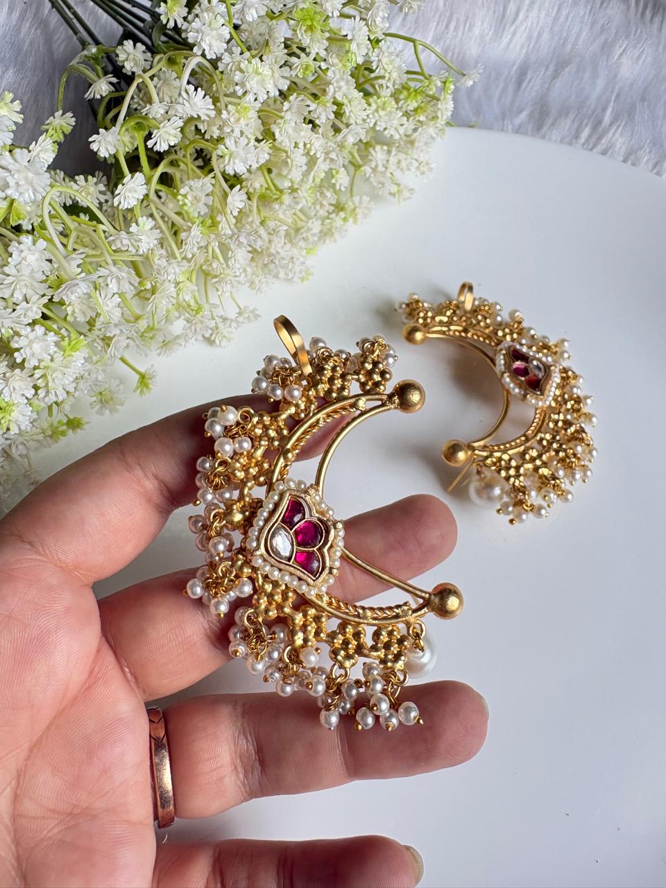 KUNDAN HERITAGE EARCUFFS