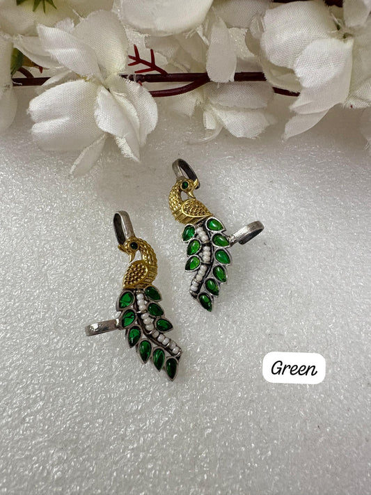 Elegant Peacock Design Dangle Earrings