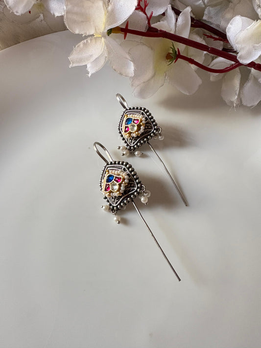 Royal Meenakari Charm Earrings