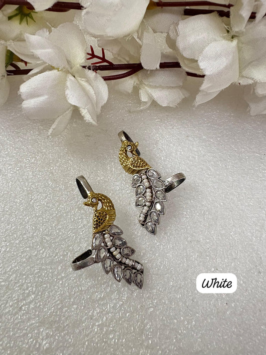 Elegant Peacock Design Dangle Earrings