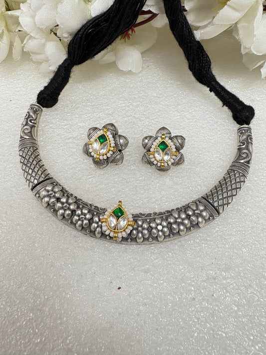 Boho Style Oxidised Choker