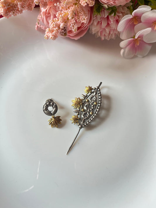 Boho Bloom Earcuff Set in Silver & Gold 🦋🦋