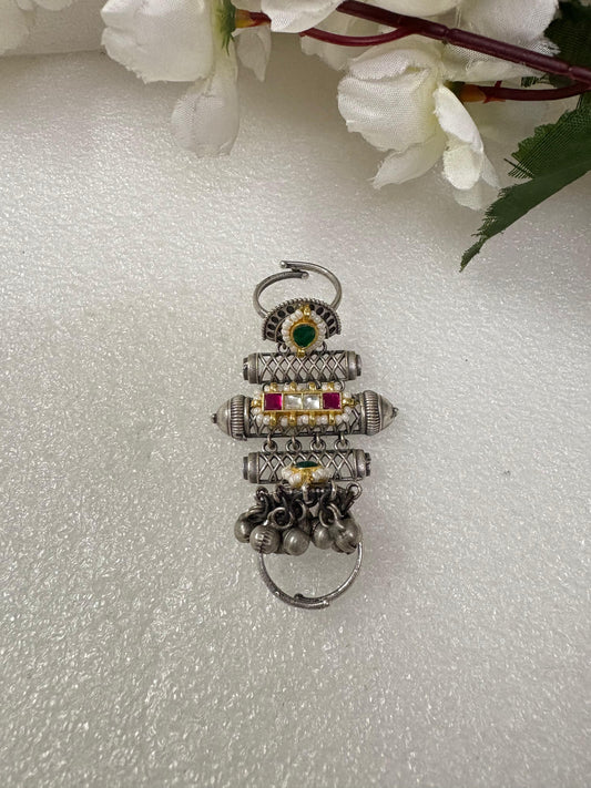 Heritage Adjustable Oxidised Ring