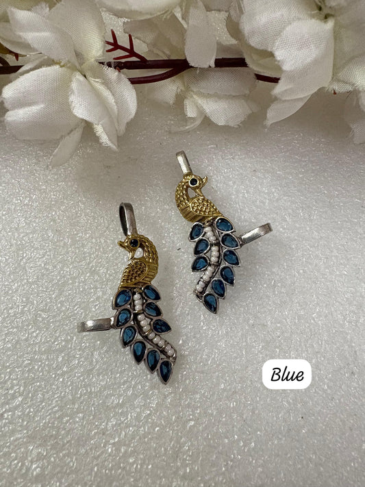 Elegant Peacock Design Dangle Earrings