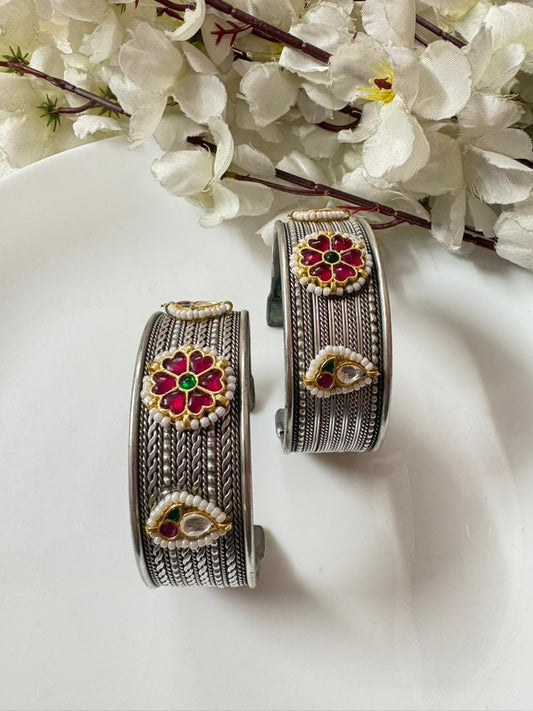 Royal Heritage Kundan Fusion Bangles