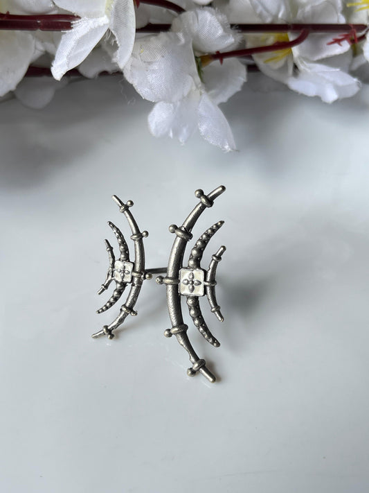 Antique Silver Statement Ring
