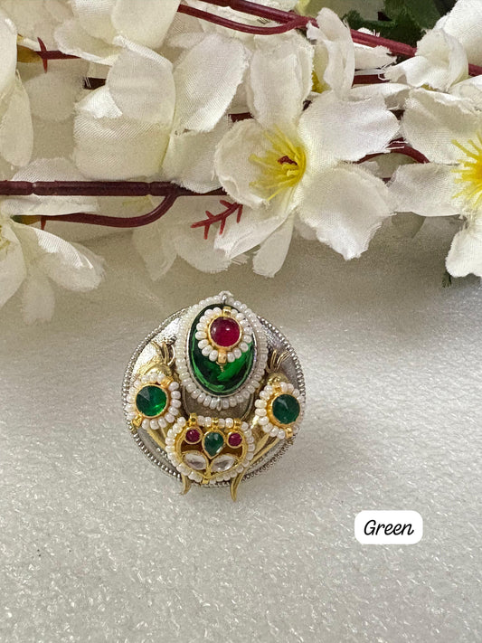 Handcrafted Antique Flower Ring