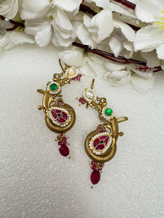 Handmade Peacock Earrings🦋🦋