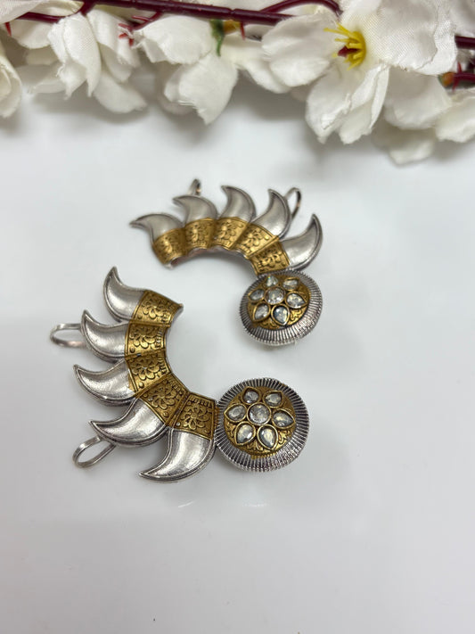 Antique Kundan Style Earrings