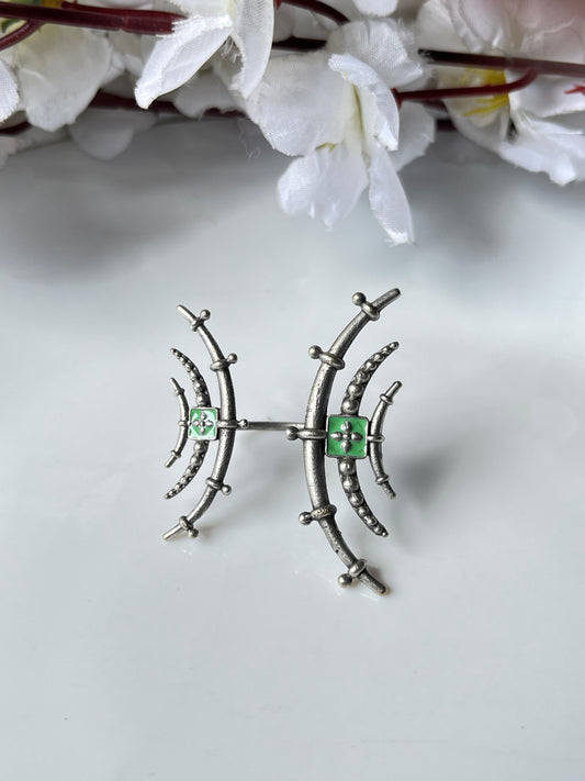 Antique Silver Statement Ring