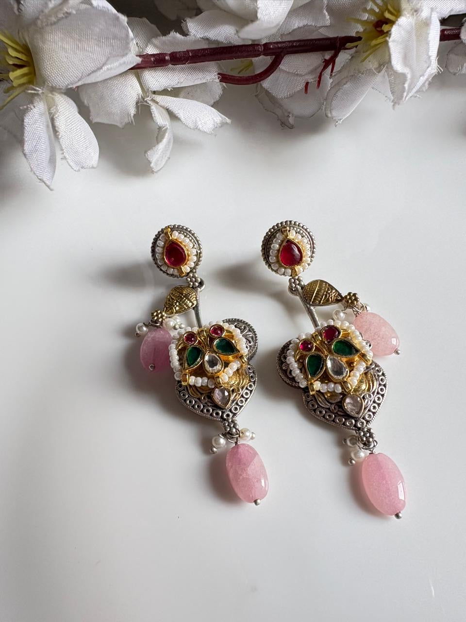 Luxe Kundan Crystal Drops