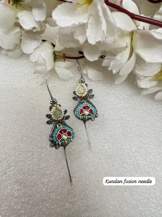 Royal Meenakari Charm Earrings