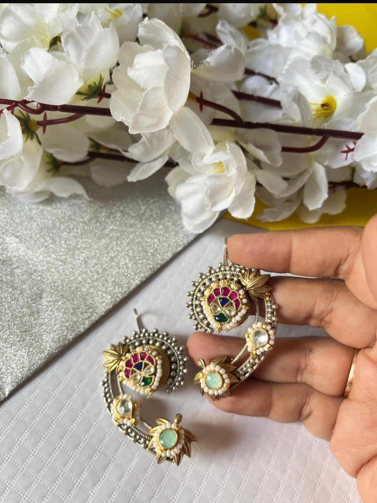 Heritage Pachi Kundan Earcuffs