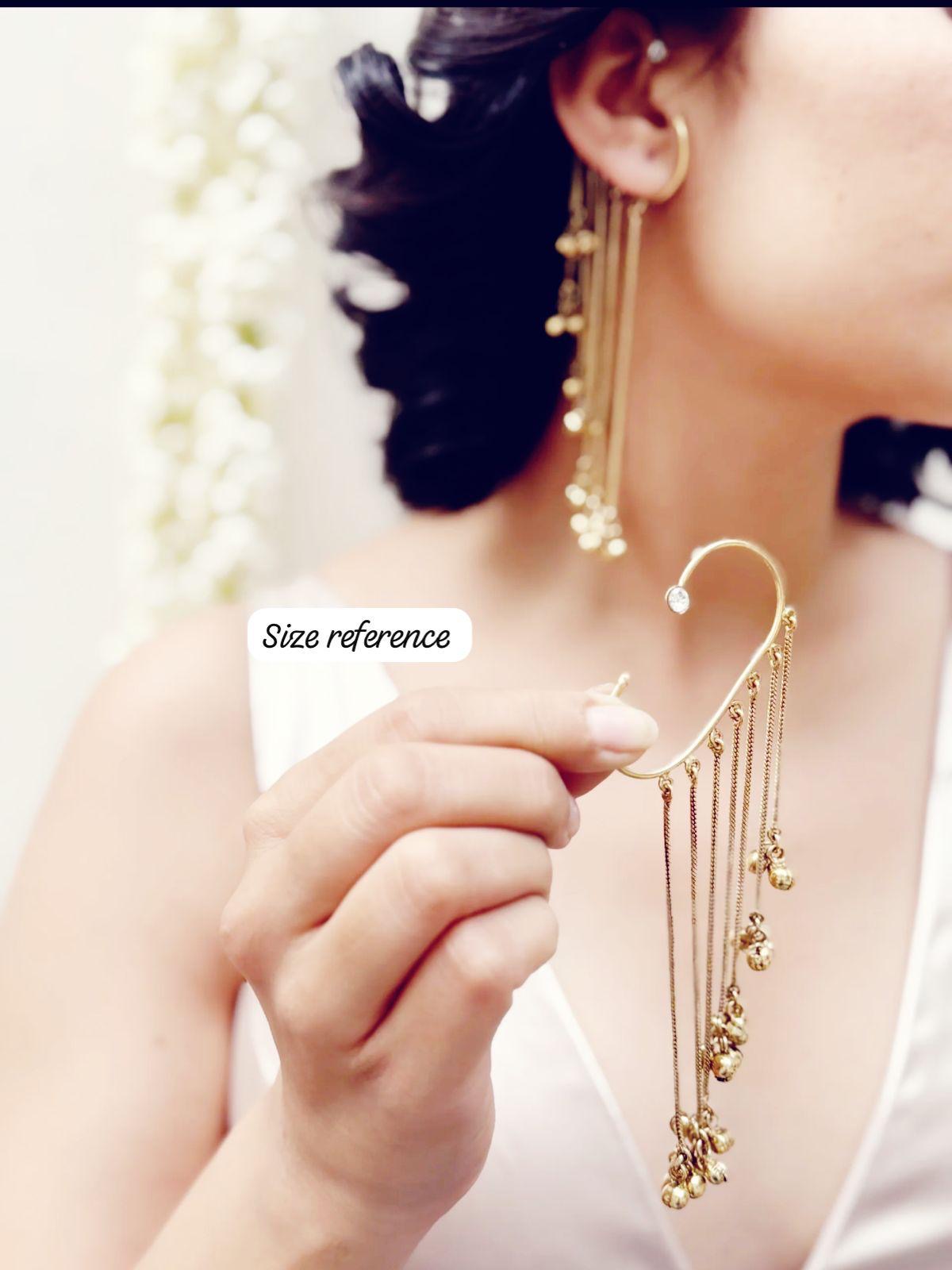 Boho Chic Ear Cuff with Bells
