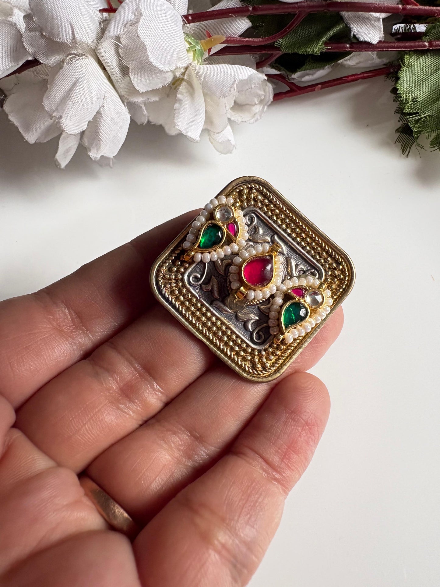 Premium Ethnic Statement Ring