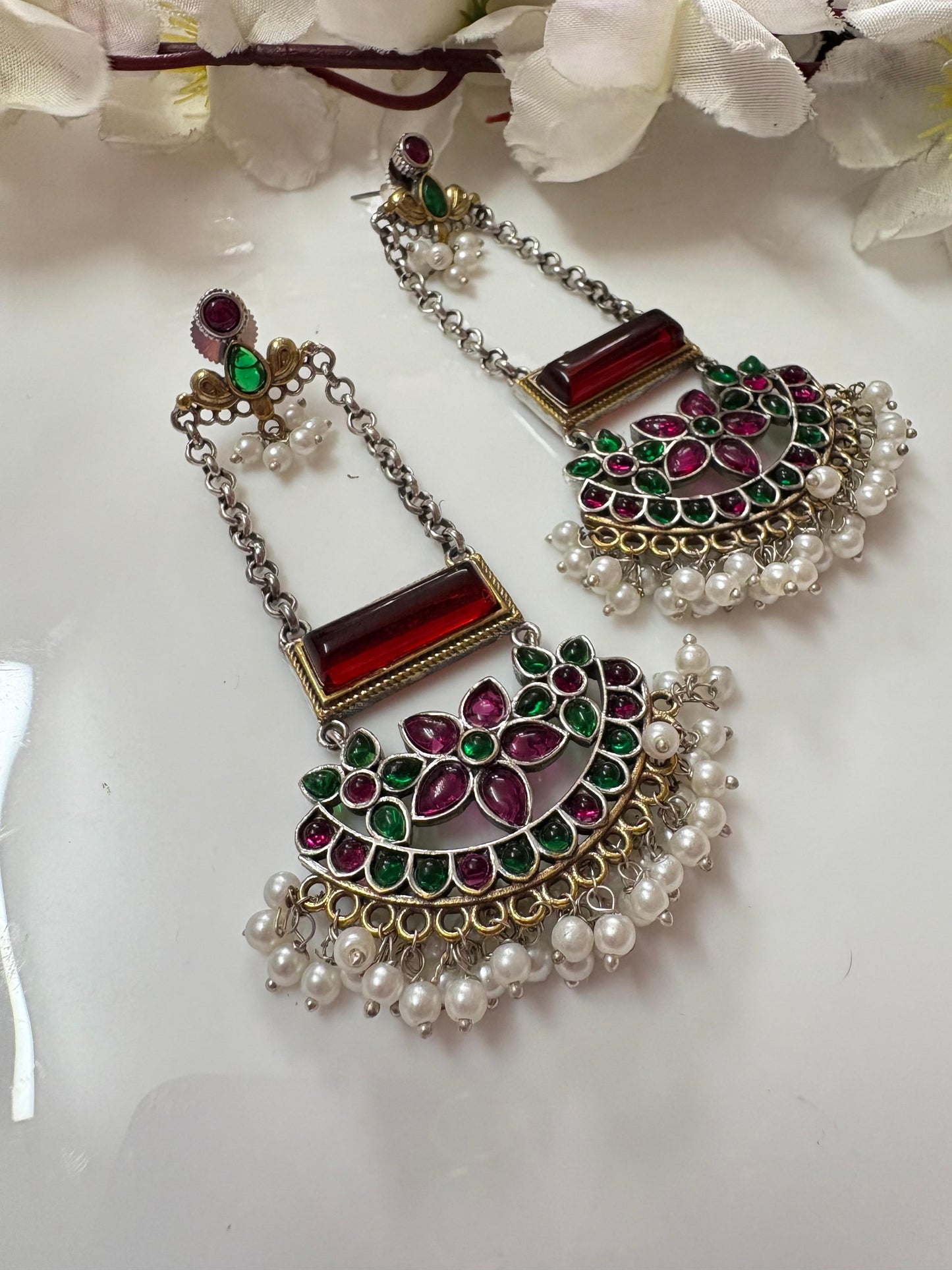 Royal Kundan Drop Earrings