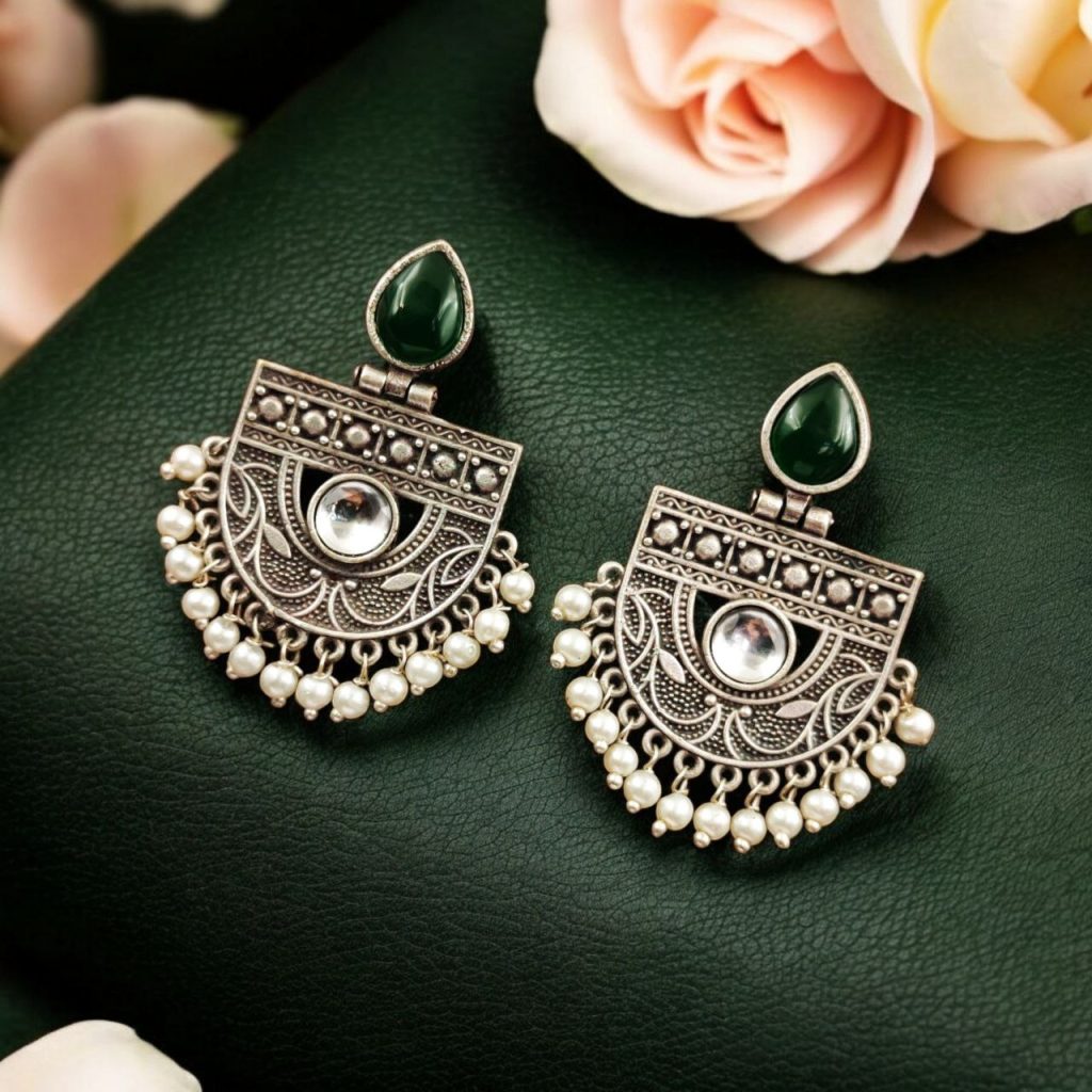 Oxidized Earrings for the Bold and Stylish