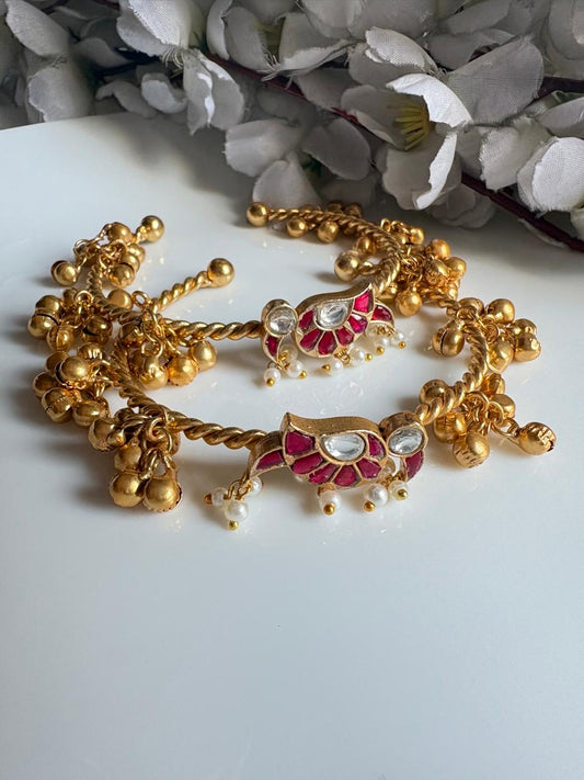 Heritage Gold-Tone Ghungroo Bangles