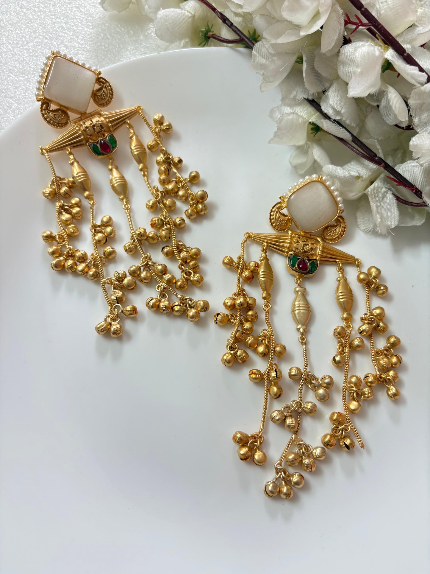 Handcrafted Festive Dangler Earrings