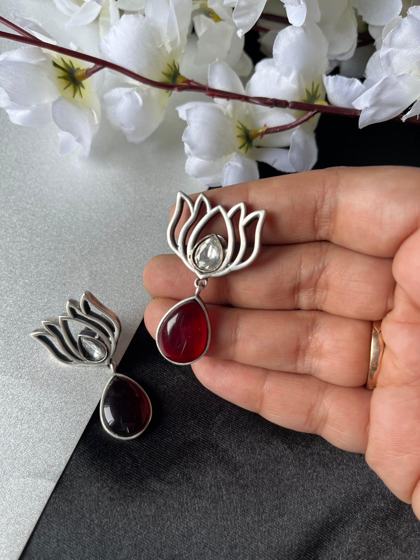 Lotus Drop Earrings🪷🪷combo