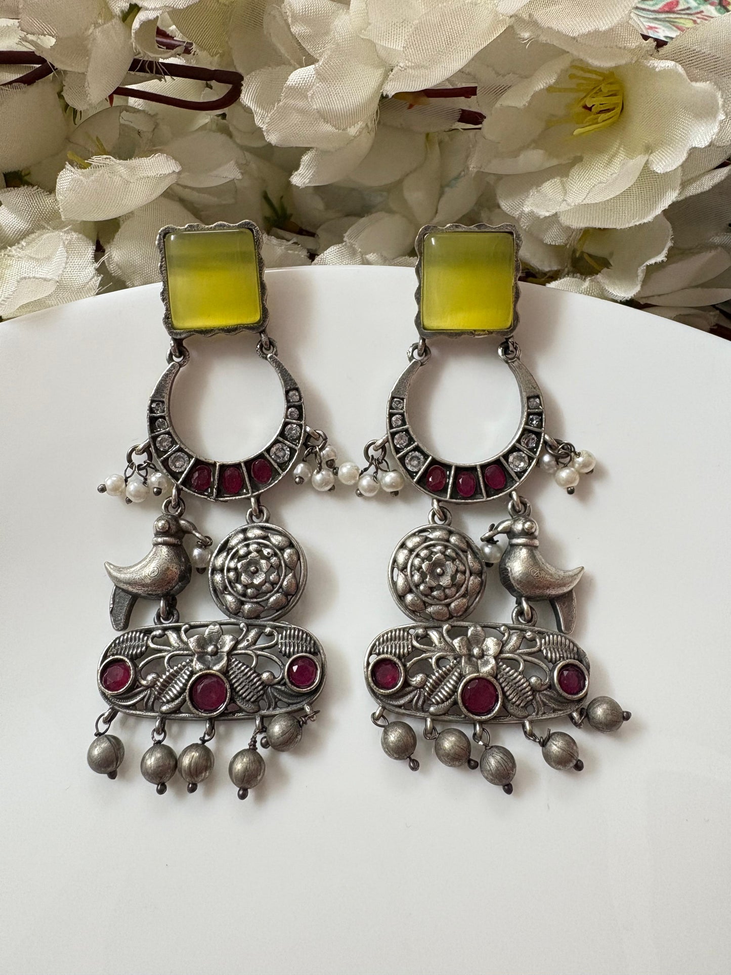 Drop Fusion Dangler Earrings