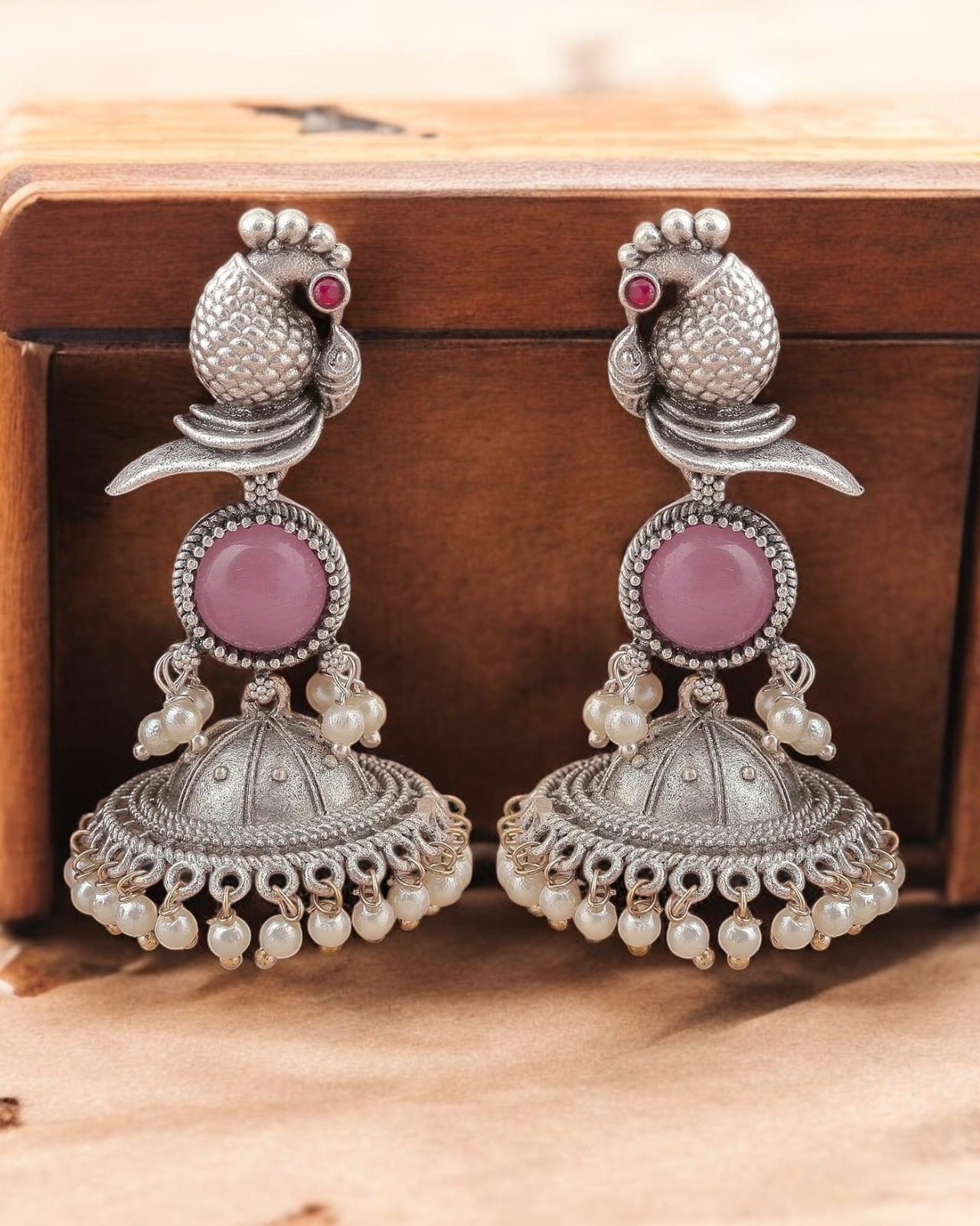 Modern Meets Antique: Oxidized Earrings for the Bold and Stylish